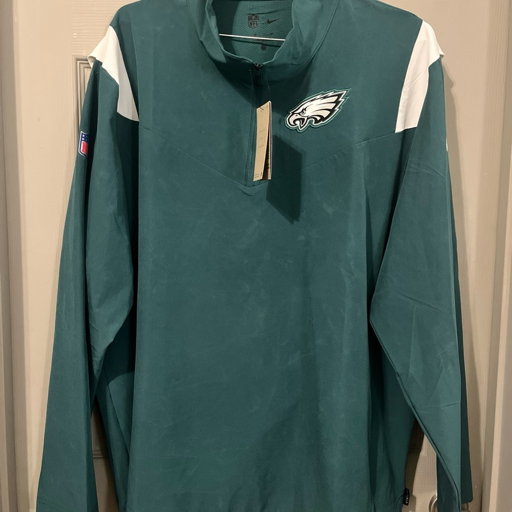 NFL On Field Apparel Nike Philadelphia Eagles Coaches Jacket Mens XXL NWT